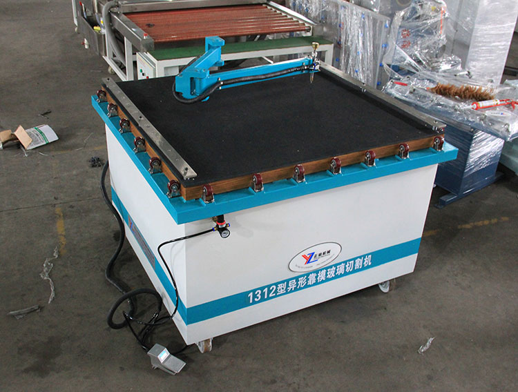 Shape glass manual cutting machine Zhengyi Glass Machinery Company