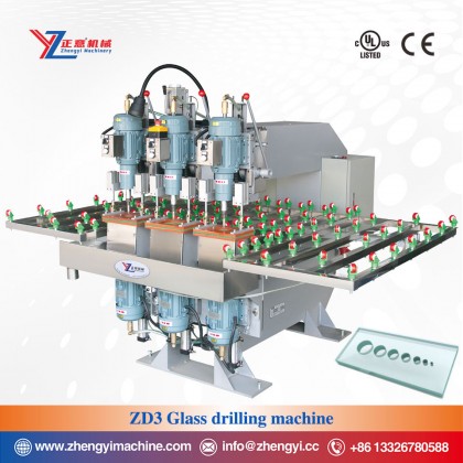 Three heads Glass Drilling Machine ZD3 Three heads Glass Drilling Machine ZD3