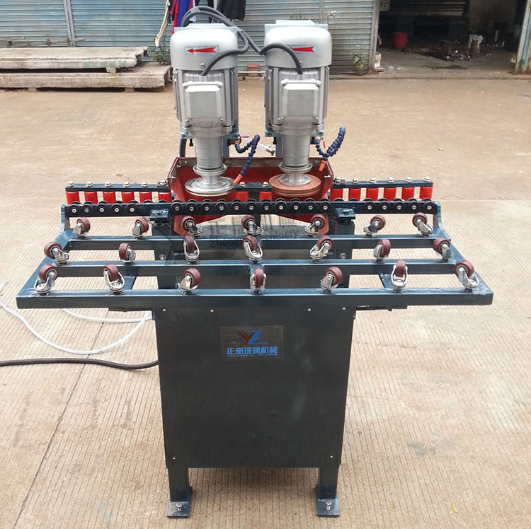 Manual glass edger machine