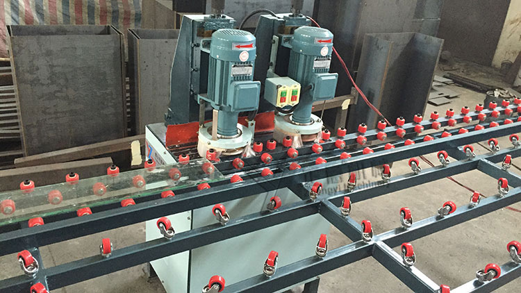 Manual glass edger machine