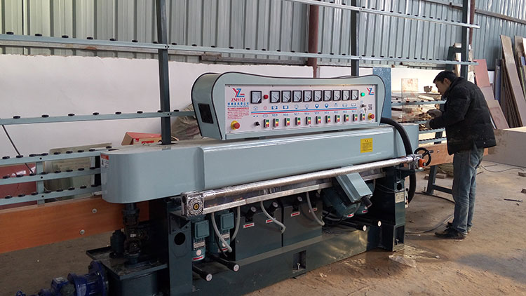 ZM9325 glass polishing machine working at customer's factory 2
