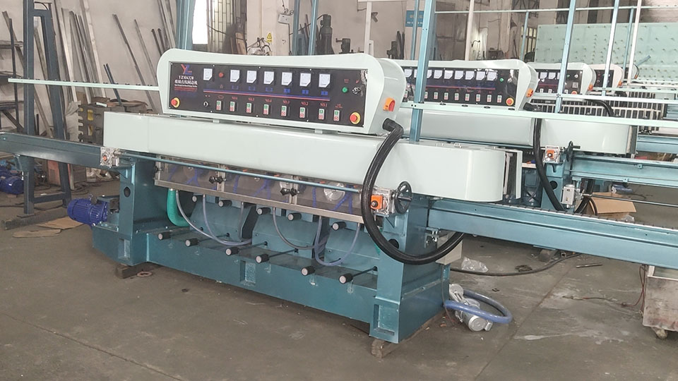 Glass round edging machine