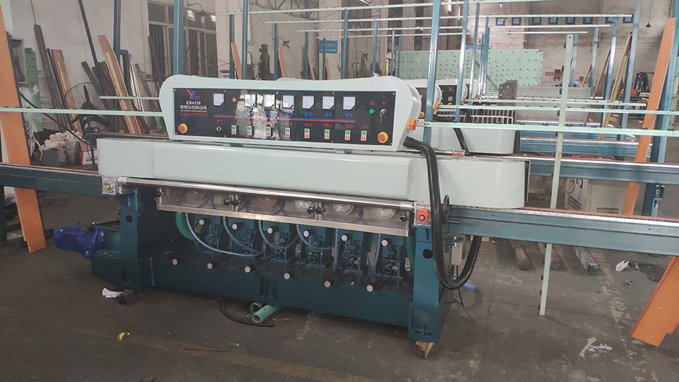 Glass round edging machine