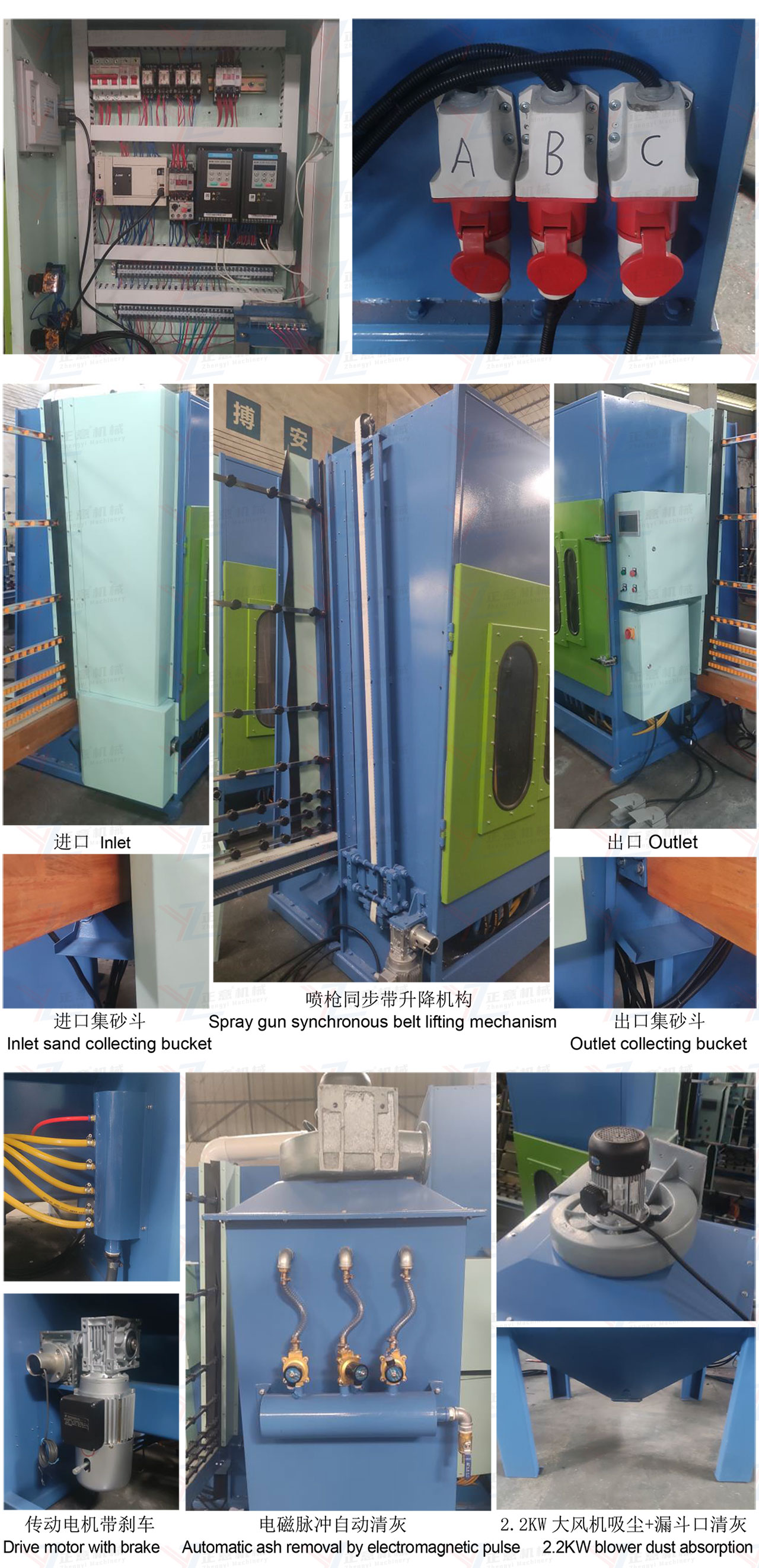 glass sandblasting machine