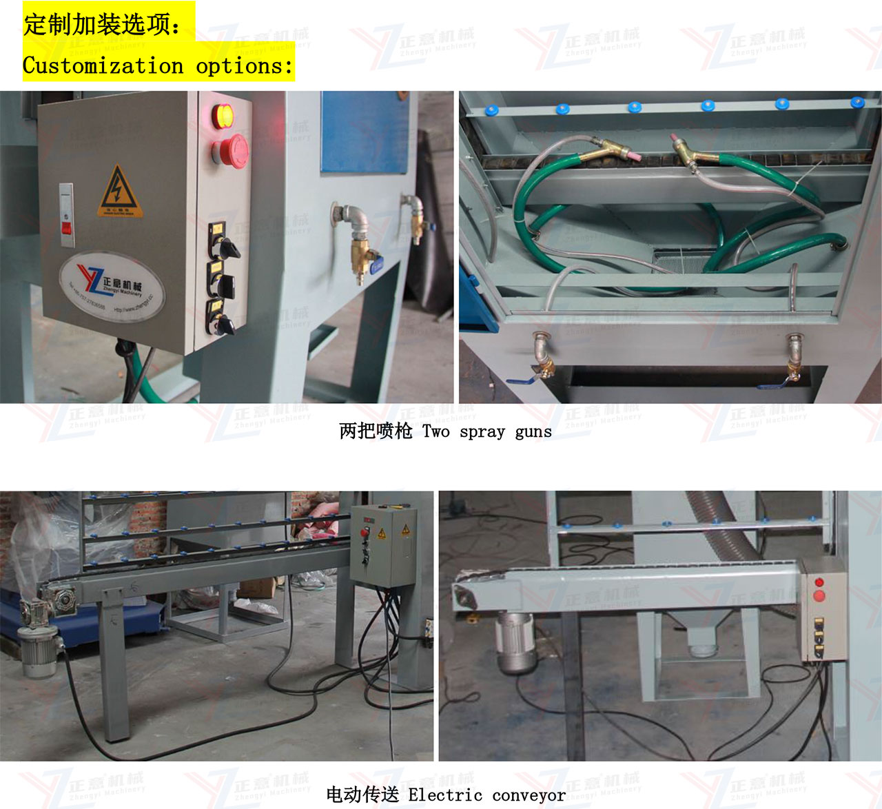 Manual glass sandblasting machine