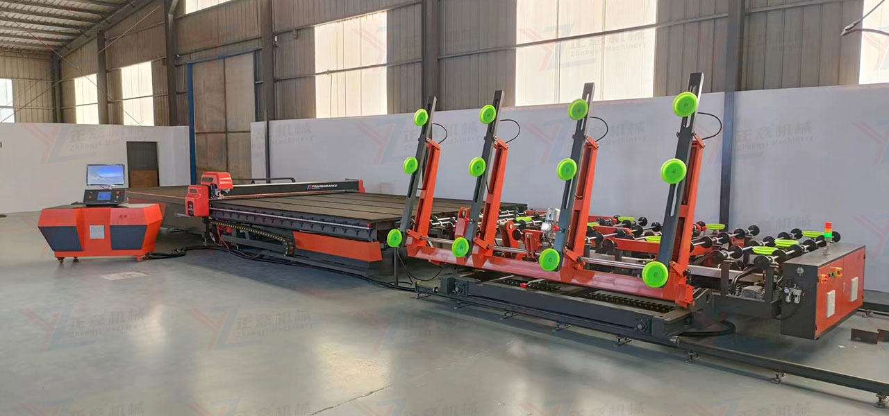 CNC automatic glass cutting production line